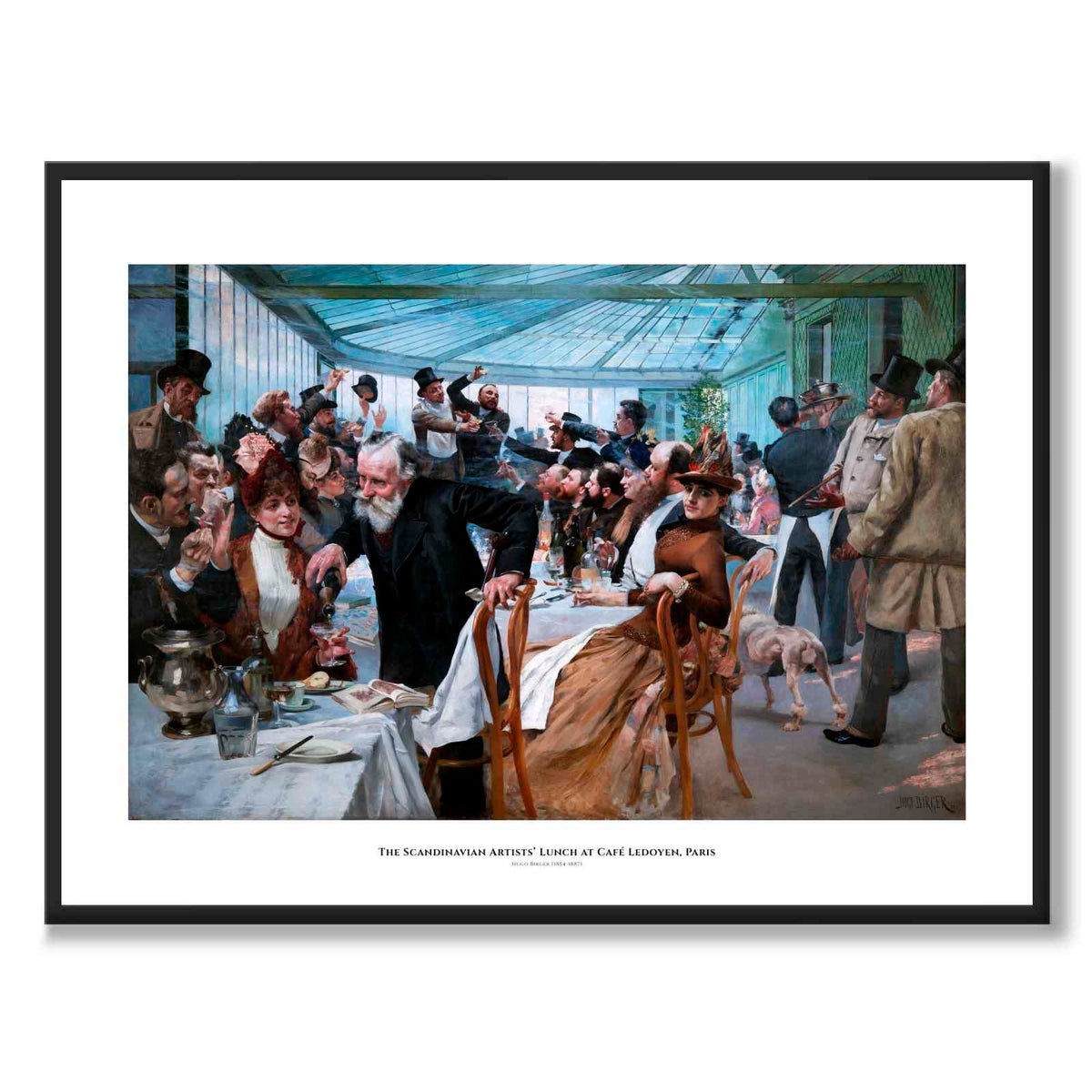 The Scandinavian Artists’ Lunch at Café Ledoyen, Paris