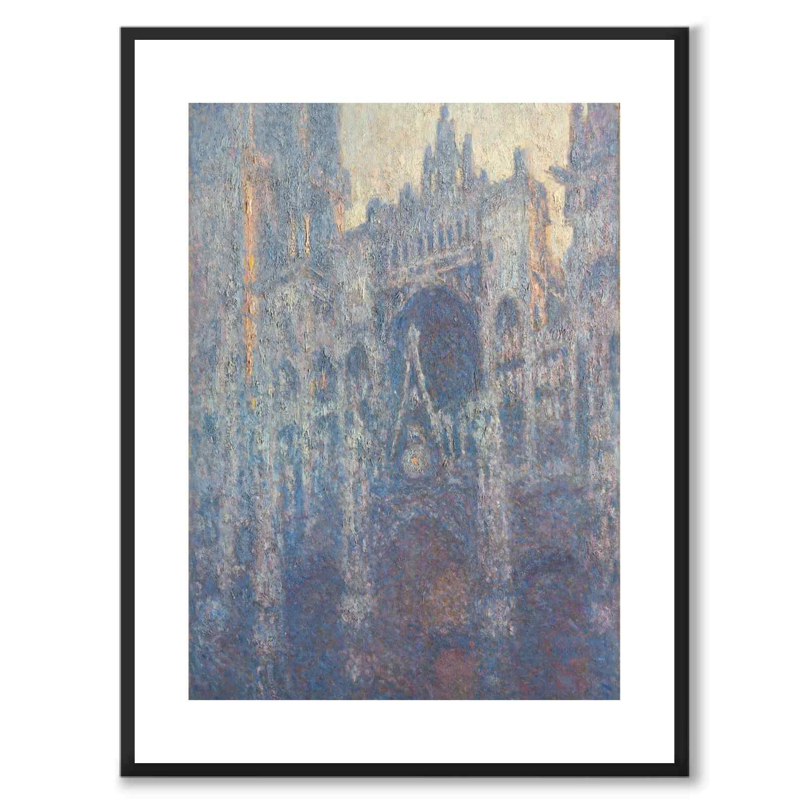 The Portal of Rouen Cathedral in Morning Light - Poster