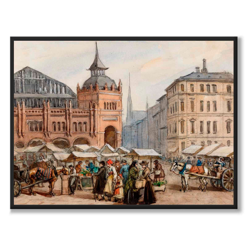 Östermalmshallen 1890 - Poster