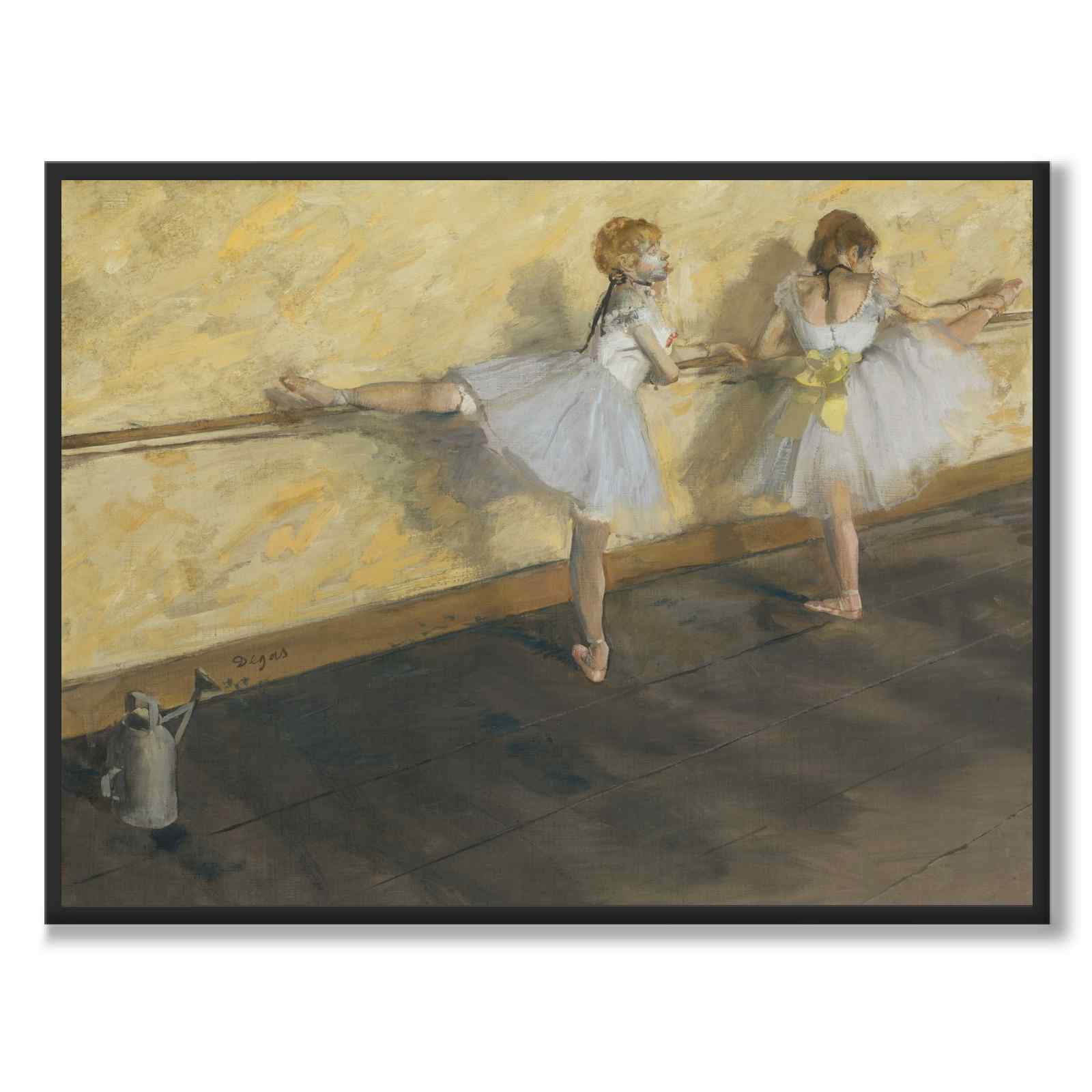 Dancers Practicing at the Barre - Poster