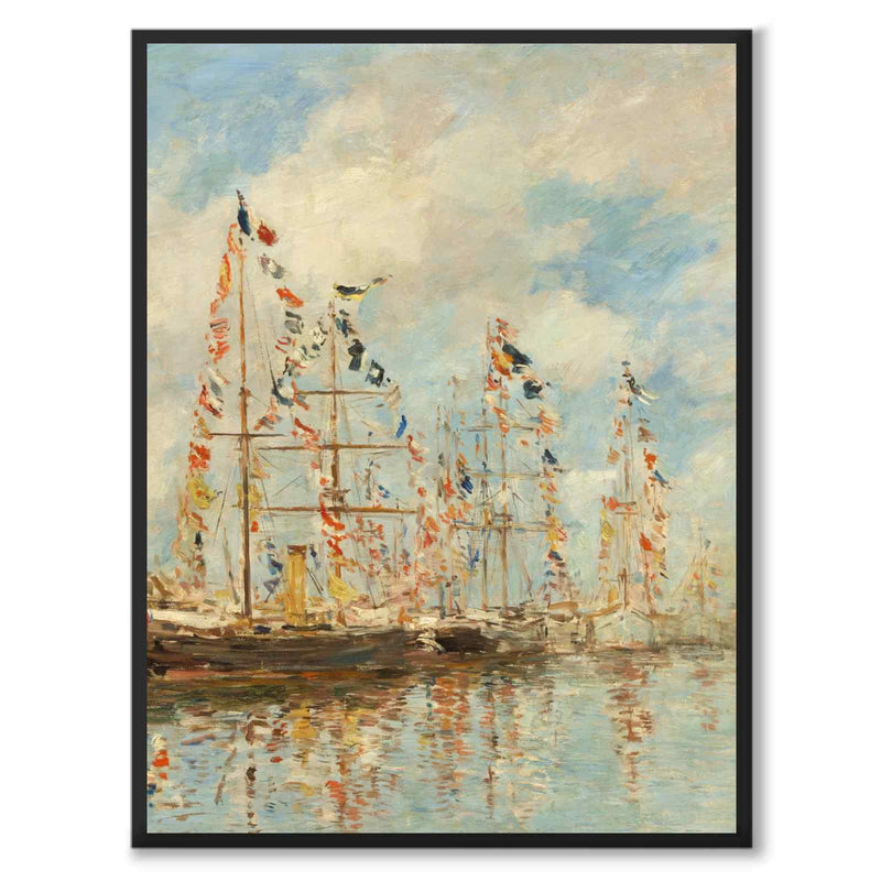 Yacht Basin at Trouville-Deauville - Poster