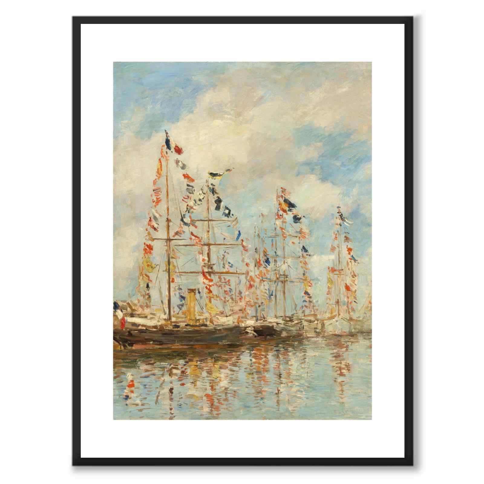 Yacht Basin at Trouville-Deauville - Poster