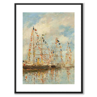 Yacht Basin at Trouville-Deauville - Poster