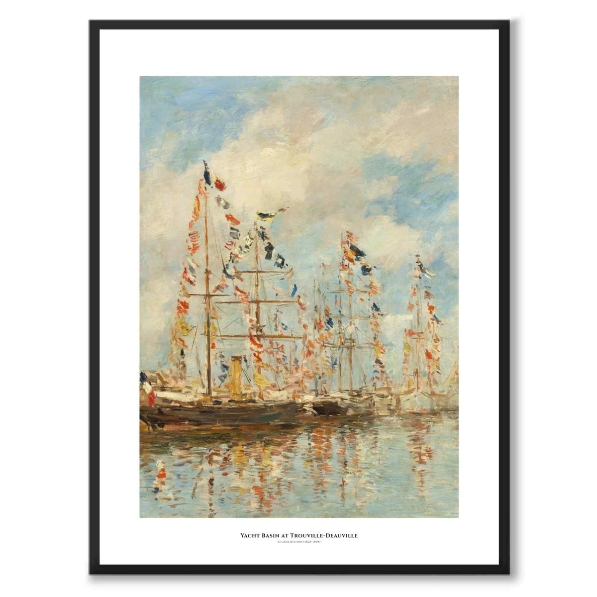 Yacht Basin at Trouville-Deauville - Poster