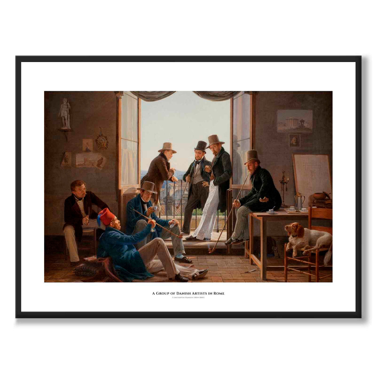A Group of Danish Artists in Rome