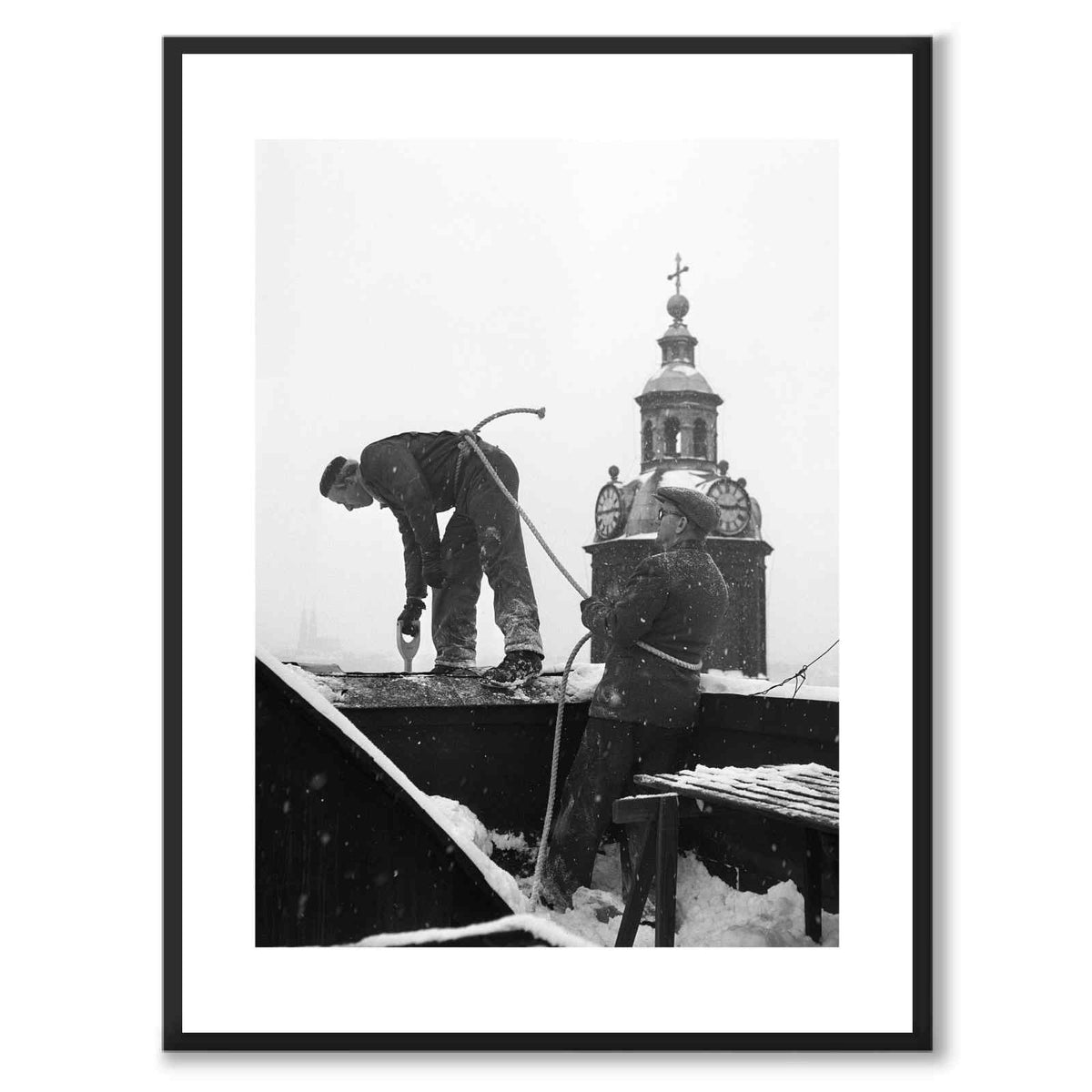 Snöröjning 1953