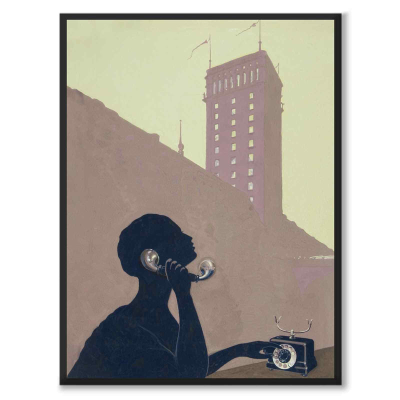 Art Déco Telefonaffisch