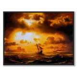 Sunset at Sea - Poster
