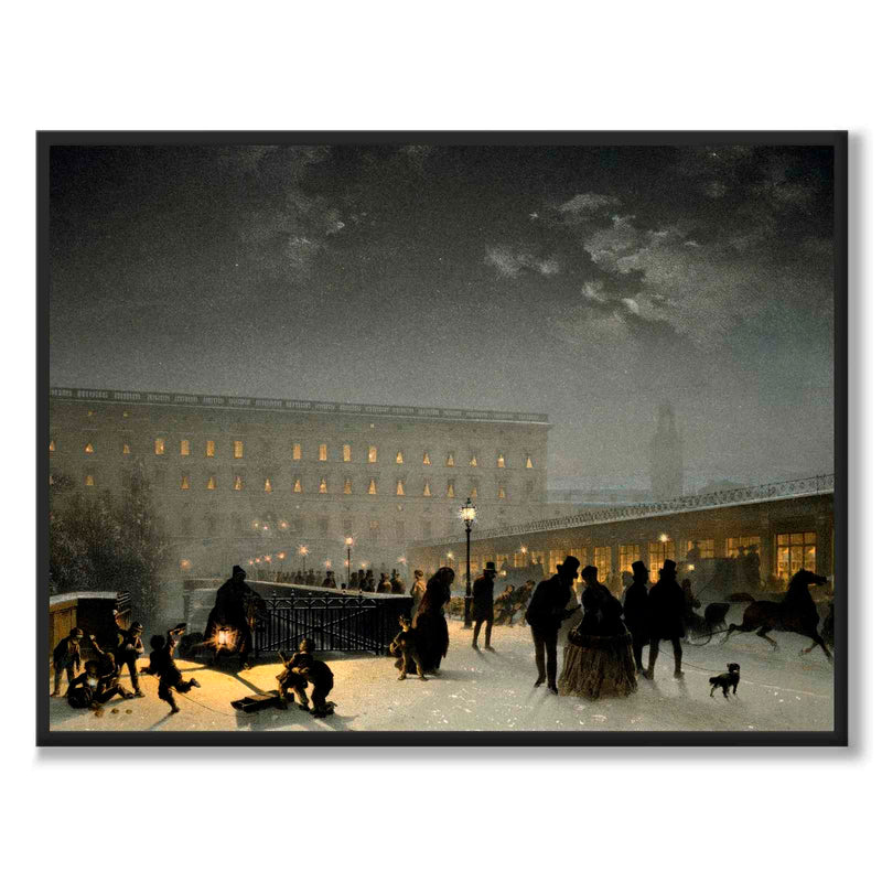 Evening by the Castle - Poster