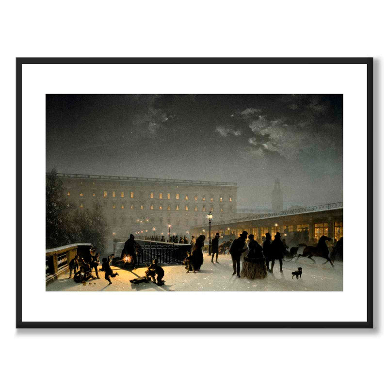 Evening by the Castle - Poster