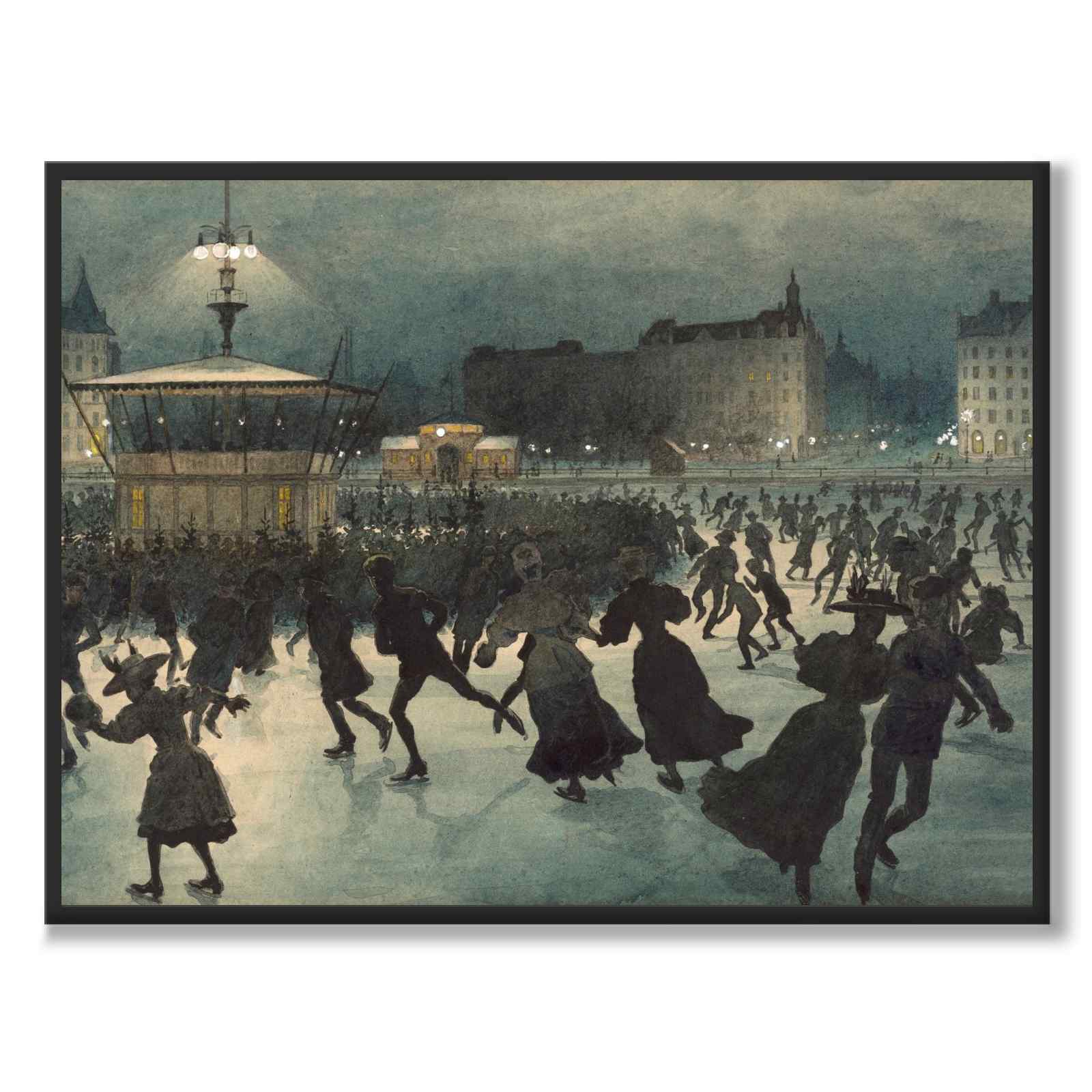 Ice Skating - Poster