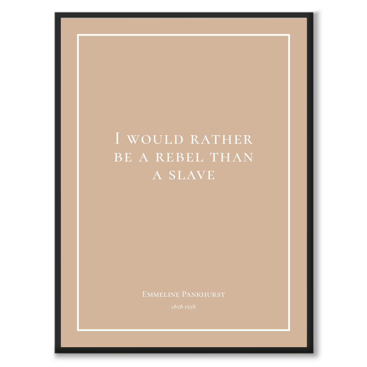 Pankhurst - I would rather be a rebel than a slave - Historly AB