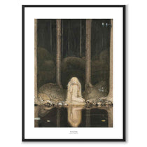 Tuvstarr av John Bauer som poster med nordisk mytologi och folktro från Historly – med vit kant och titel