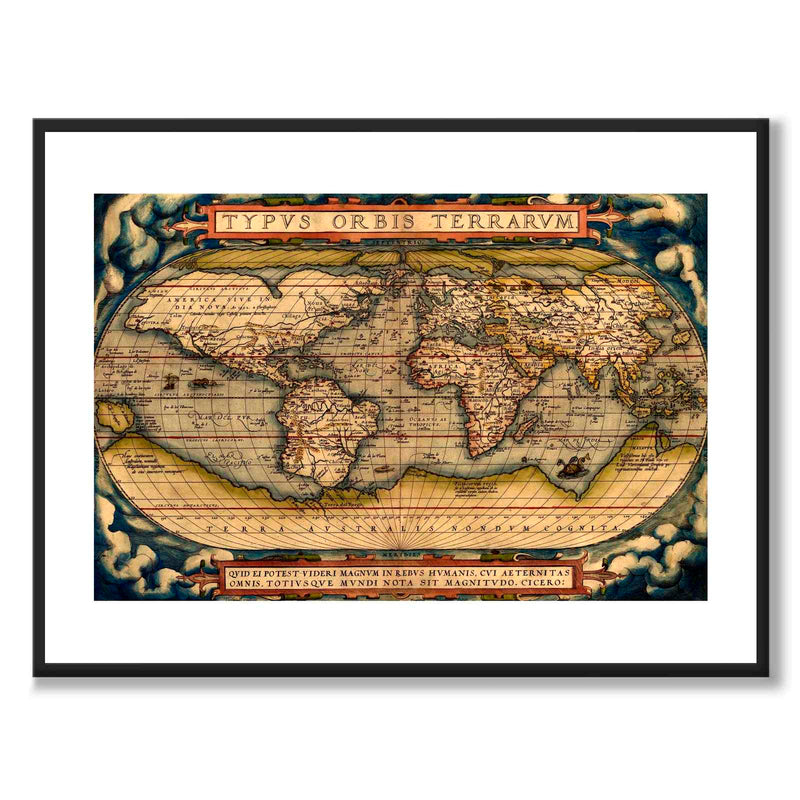 Ortelius World Map 1570