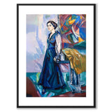 Lady in Blue - Poster