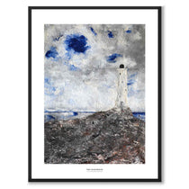 The Lighthouse by August Strindberg as an art poster from Historly – with white border and title