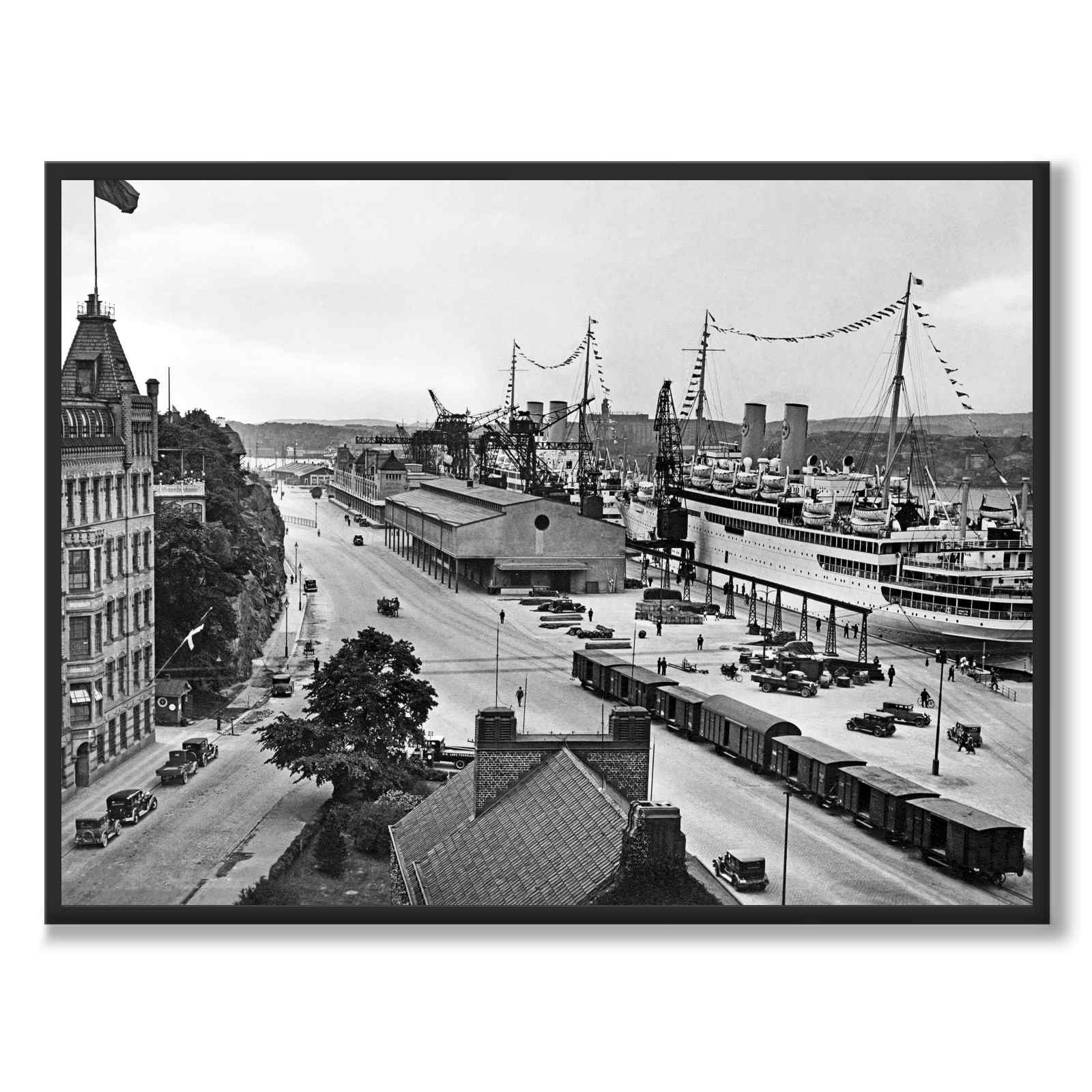 Göteborgs hamn poster - gamla bilder Göteborg – HISTORLY